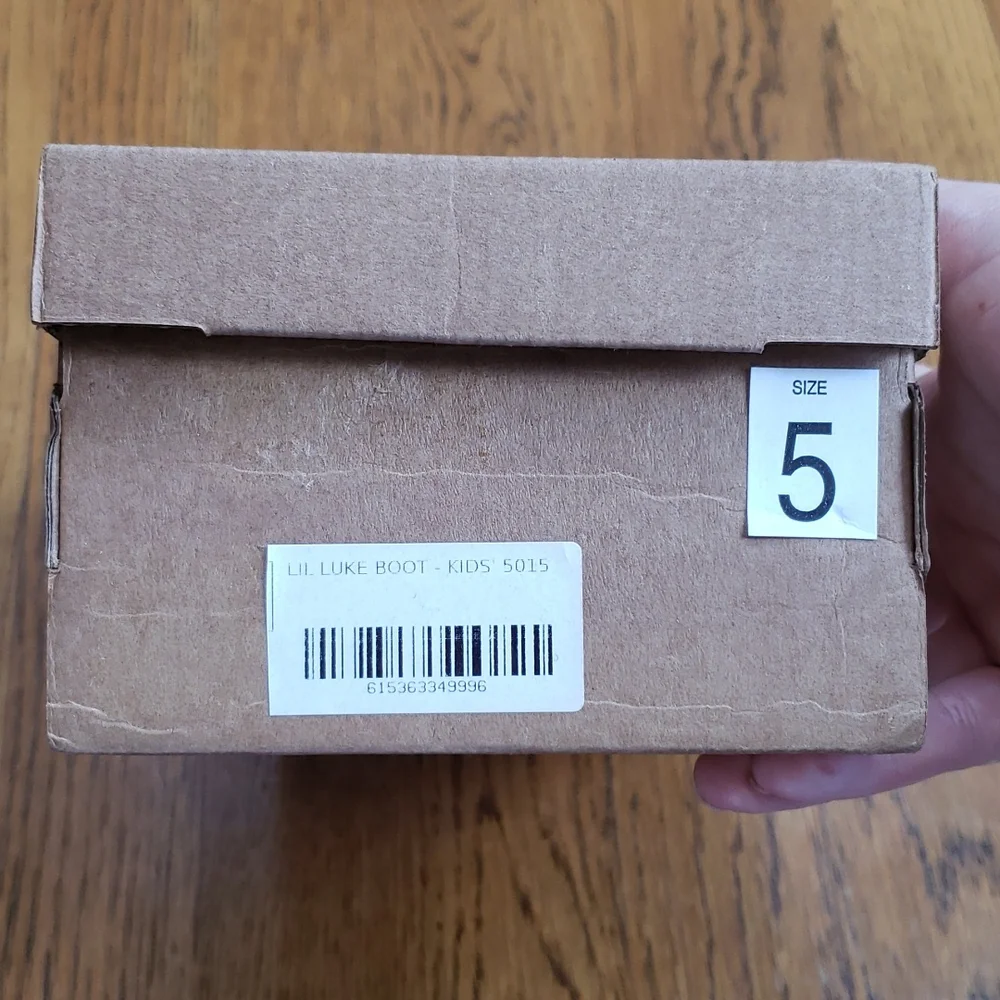 NIB Kids Lil Luke Boot Black Max + Jake Toddler Size 5